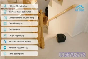 Robot Hút Bụi Lau Nhà Neato Botvac D6