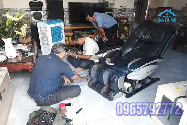 Sửa ghế massage tại nhà