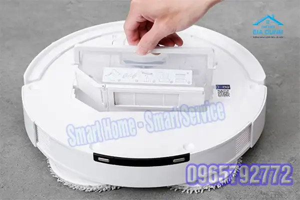 Robot hút bụi Xiaomi báo đèn đỏ