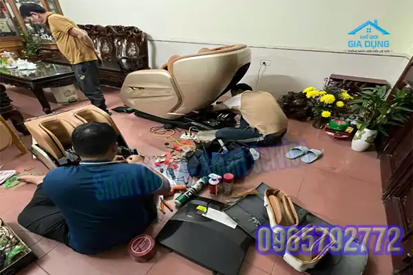 Ghế massage báo lỗi E1