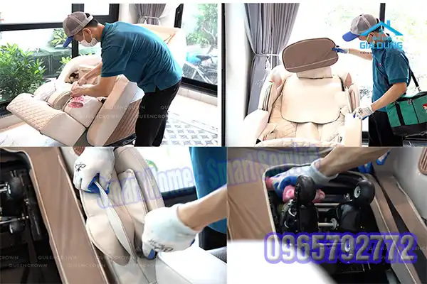 Ghế massage bị kêu