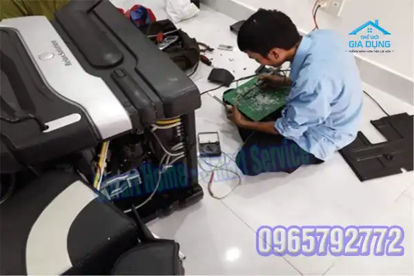 Sửa ghế massage panasonic