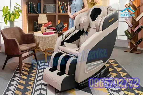 Ghế massage không hạ xuống được