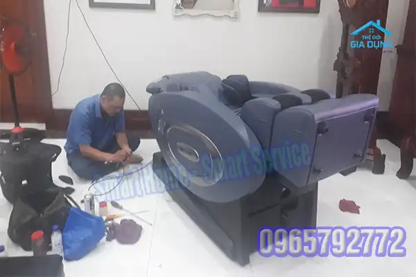 Ghế massage không lên nguồn