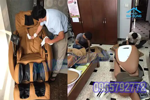 Ghế massage bị kêu