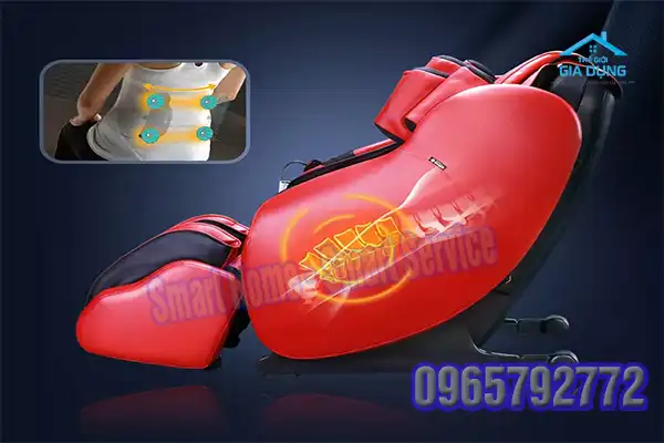 Ghế massage không lên màn hình