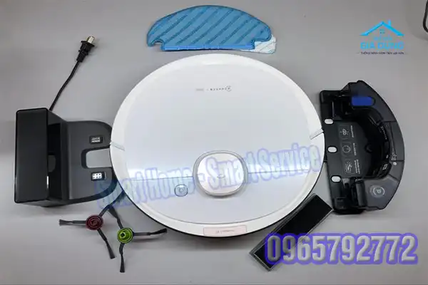 Robot hút bụi báo đèn đỏ