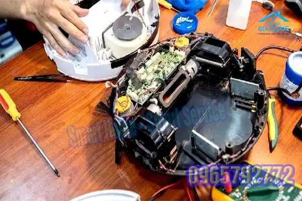 Giảm chấn của robot bị kẹt