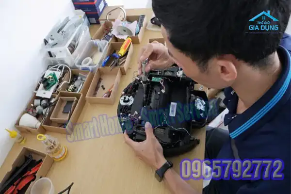 Giảm chấn của robot bị kẹt