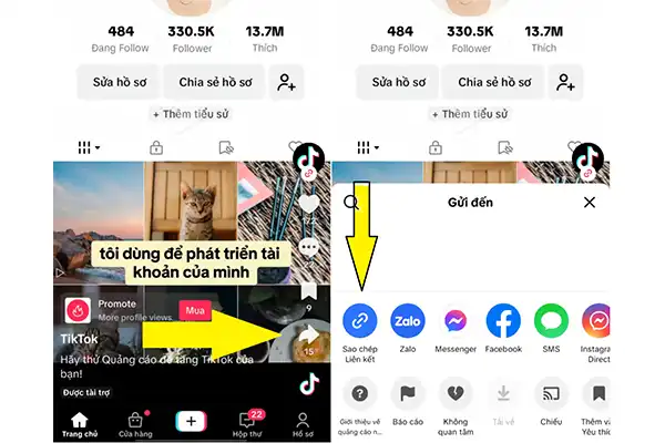 tải video tiktok