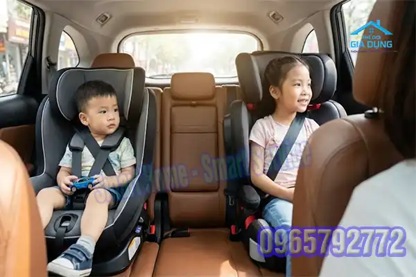 Quy định ghế trẻ em trên ô tô