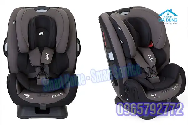 Ghế ngồi ô tô trẻ em joie stages gray flannel