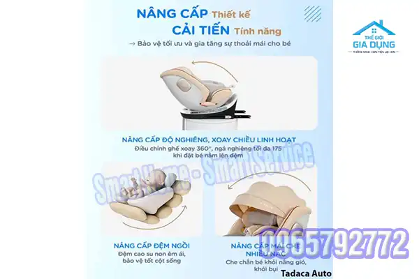 Ghế ngồi ô tô Chilux ROY 360