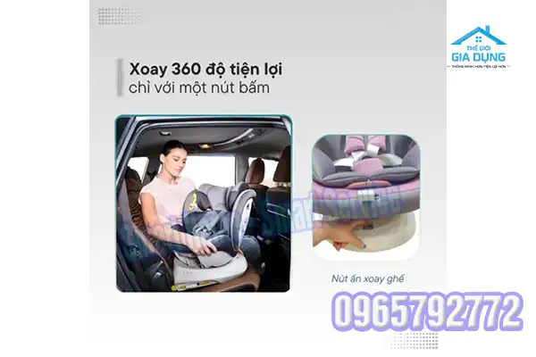 Ghế ngồi ô to cho be Beige
