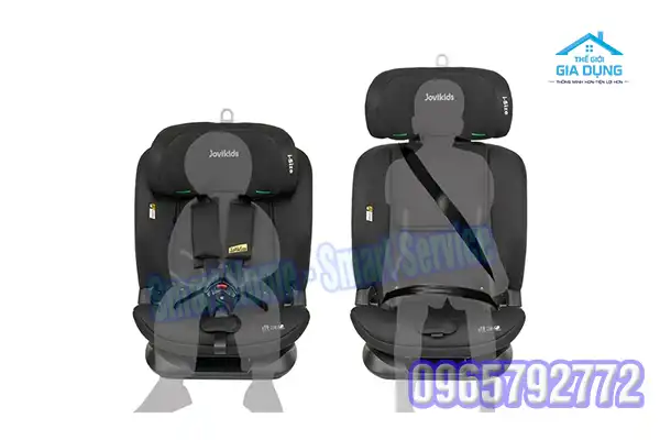 Ghế ô tô trẻ em Jovikids OHHO 125-150cm