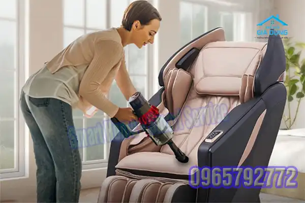 Vệ sinh ghế massage