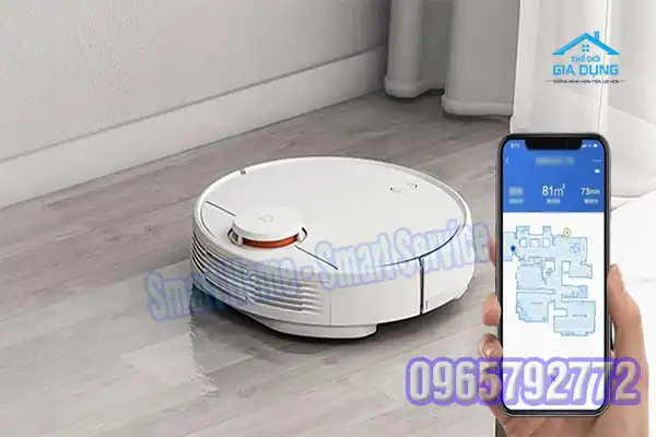 Robot hút bụi Xiaomi báo đèn đỏ