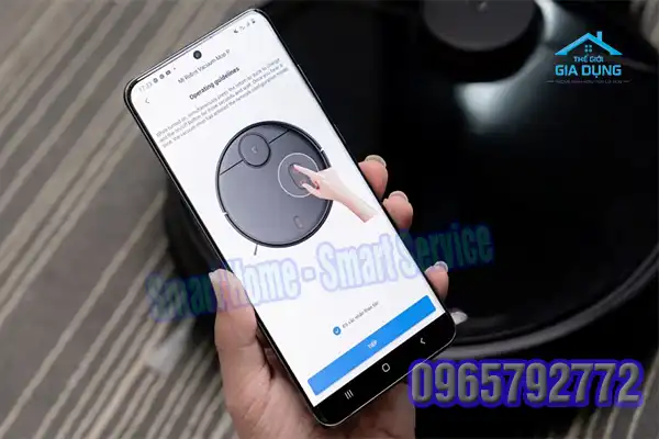 Cách sử dụng robot hút bụi xiaomi s10