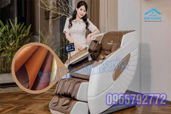 Giá thay da ghế massage