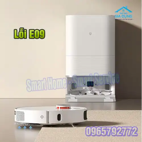Robot Hút Bụi Xiaomi Báo Lỗi E09