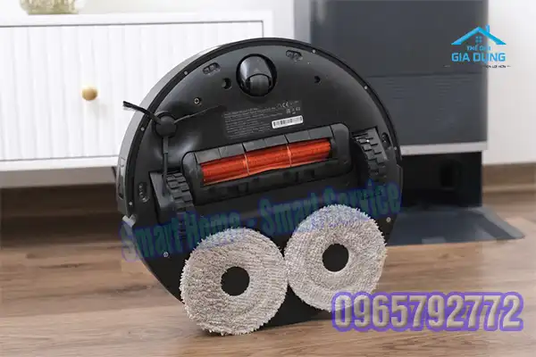 Robot hút bụi Xiaomi đang chạy bị tắt