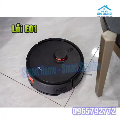 Robot hút bụi Xiaomi báo lỗi E01