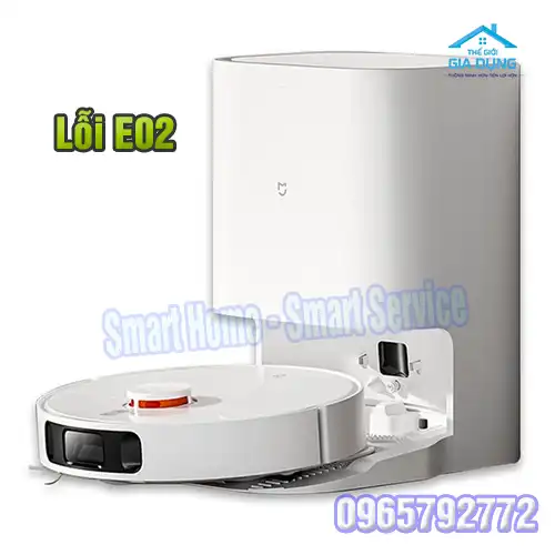 Robot hút bụi Xiaomi báo lỗi E02