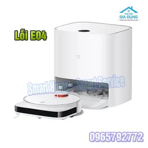 Robot hút bụi Xiaomi báo lỗi E04