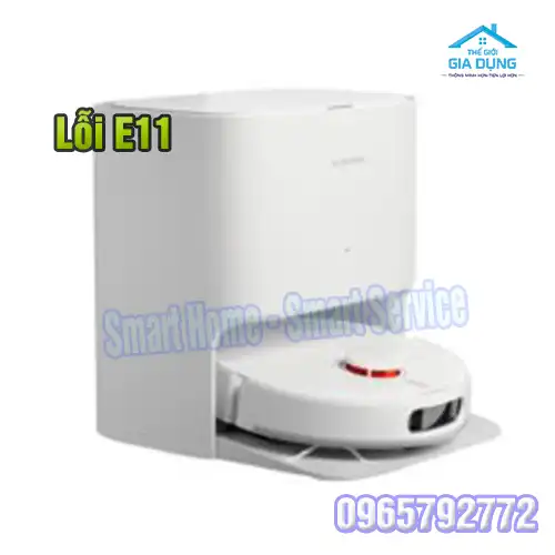 Robot hút bụi Xiaomi báo lỗi E11