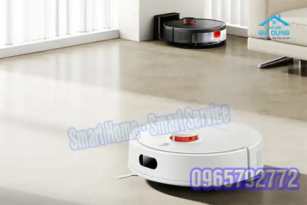 Robot hút bụi Xiaomi báo đèn đỏ