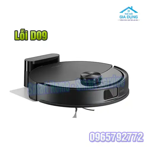 Robot hút bụi xiaomi báo lỗi D09