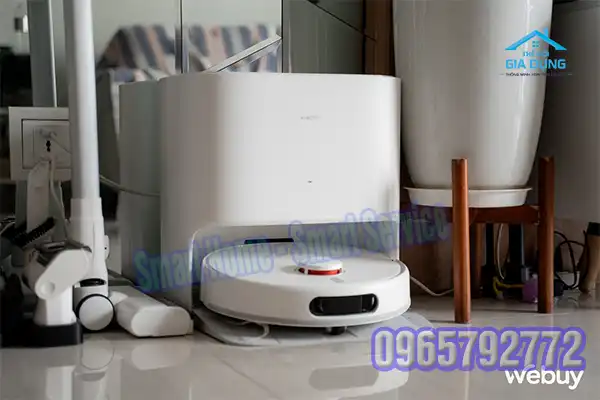 Robot hút bụi Xiaomi báo đèn đỏ