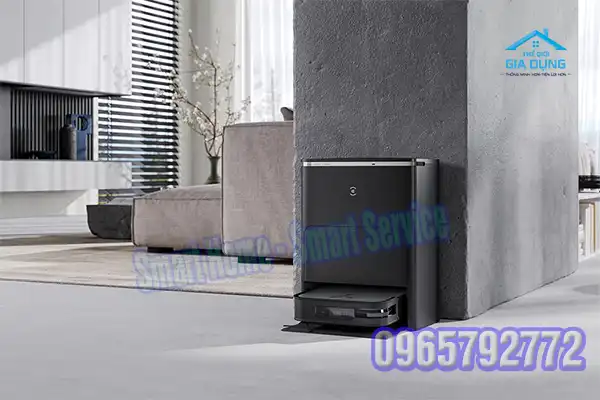 Cách sạc pin cho robot hút bụi Ecovacs